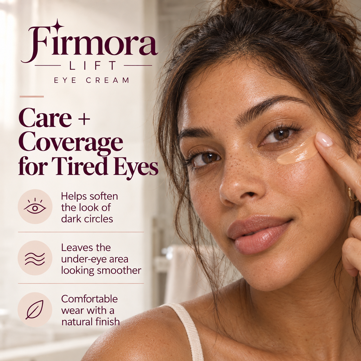 Firmora Lift Eye Cream: Collagen Boosting Calcium Dark Spot Eye Cream