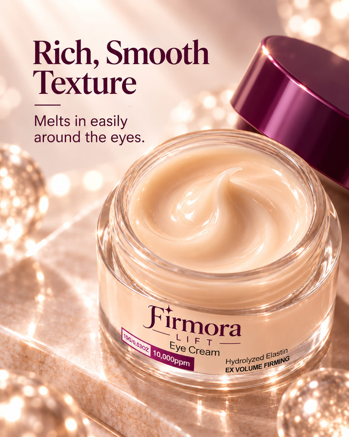 Firmora Lift Eye Cream: Collagen Boosting Calcium Dark Spot Eye Cream